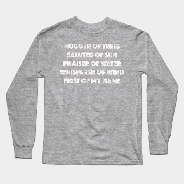 TREE HUGGER Long Sleeve T-Shirt by AJ Creates